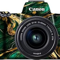 Premium DSLR Camera Scratchproof Protective Skin for Canon M50 Mark II - No Residue Removal, Bubble Free, Scratch Resistant, Stretchable, HD Quality Printed - HDCS 013-26