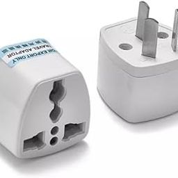 Hi-Plasst India to Australia Plug Converter | Pack of 2 Type-I (3-Pin) | for China, New Zealand, Argentina, Fiji Universal Socket | Australian Adapter for Phones, Laptops, Chargers-52
