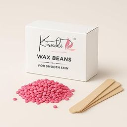 KIRUDI Rose Pink Brazilian Hard Wax Beans 50 g – Painless Hair Removal for Face, Bikini, Underarms & Body – Professional-Grade Wax Beads for Women & Men-image-20
