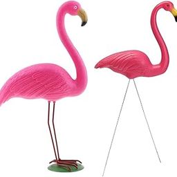STYLEHEAVEN 2Pieces Lifelike Pink Flamingo Yard Garden Lawn Art Ornaments Decor Set|Home & Garden|Yard, Garden & Outdoor Living|Garden D?©cor|Statues & Lawn Ornaments-image-32