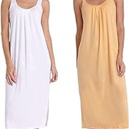 Women's Cotton Calf Length Regular Camisole-picture-11