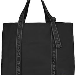 Black Solid Polyester Women Tote Bag-picture-18