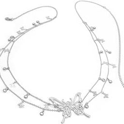 Belts for Women and Girls Stylish Kamarbandh Butterfly Kamar Chain Waist Belt for Dresses Jeans Saree (rrsd16733kb)(Silver)-image-41
