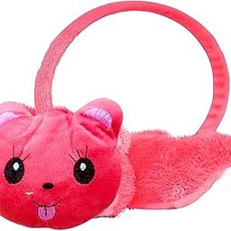 Adjustable Winter Warm Earmuffs Faux Fur Ear Muffs Elegant Design Soft Kitty Winter Ear Muff for Kids Warmer Winter Head phones for Kids Girls Boys (Mustard Yellow)-image-3