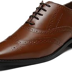 Formal Lace Up Shoes for Men | Wingtip Brogue Shoes | Italian Leather Mens Shoes | RXBG-image-77