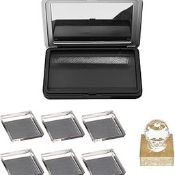 LOOM TREE Empty Eyeshadow Palette Compact Makeup Palette for Eyeshadow Lipstick Powder Style A-25