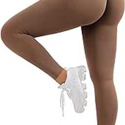 Ubervia Sexy Butt Lifting Workout Leggings for Women Textured Booty High Waist Yoga Pant-image-11