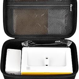 ALKOO Case for KODAK Dock Plus 4PASS Instant Photo Printer (4x6 inches), Storage Holder for Cartridge Refill & Photo Paper/Charger Accessories - Box Only (Black)-image-1