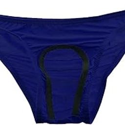 Men's Microfiber Open Crotch Thong Comfortable Underwear Brief-picture-18
