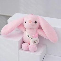 Charm Keychain For Girls, Fluffy Friend Key Buddy (1 pcs) Teddy Keyring For Girls, Gift Key Chain For Kids, Keyring For Bike Car Bag, Adorable Teddy Bear Key ring, Birthday Return Gifts-48