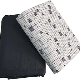 Men's Poly Cotton Shirt And Trouser Unstitched Fabrics Set (Multicolours_Freesize) 342-picture-12