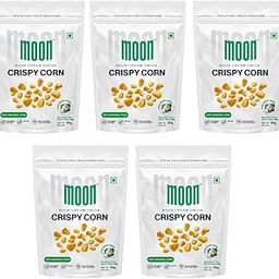 Moon Freeze Dried Sour Cream Onion Crispy Corn 20g Pack of 05 (20g X 5) |Not Baked or Fried | No GMO |No Oil & Preservatives | Healthy Snacks | Source of Fiber | 100% Natural Light & Crispy Corn-image-19