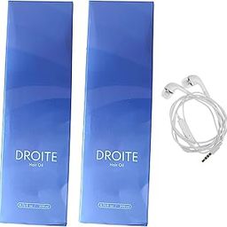 droite hair oil 200ml all hair types daily using for long and strong hair pack of 2 free earphone-8