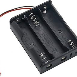 Electronic Spices 18650 Battery Holder For Cell Lithium Battery Holder Box 3.7v 18650 Battery holder 3-Slot - Wire Leads-14