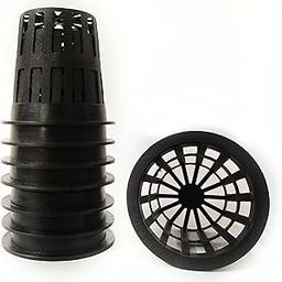 Farm Genie Net Pots | Net Cups | 2 inch | Pack of 25 | Hydroponics | Aeroponics | Aquaponics | Seedling Pot | Food Safe | Lead Free | Unbreakable | Long Lasting | Reusable-1