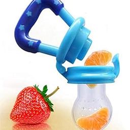 Manan Shopee Baby Silicone Food/Fruit Nibbler, Soft Pacifier/Feeder for Baby (Bue)-image-50