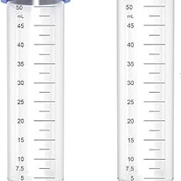 ECNEICS Centrifuge Tubes with Snap Caps, Centrifuge Tubes with Graduated and Write-on Spot 50ml set of 25pcs.-29