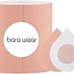 Combo Body Tape 5m 7.5cm Roll & Nipple Pasties (Pack of 10) Hypoallergenic Sweatproof Waterproof 8 Hours Wear Time-image-21