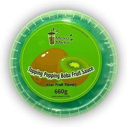 Meku Meku Popping Boba Delicious Kiwifruit Flavour Juice 660g (Imported)-image-45
