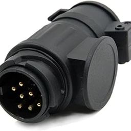 HEAVENGLOW Trade 13 Pin to 7 Pin Electrics Tow Bar Adapter Towing Socket Plug Adaptor Converter EU-image-4