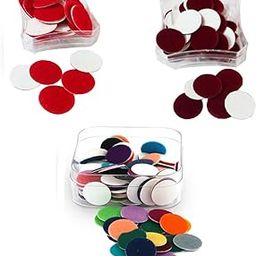DeLegarde® Loose Round Velvet Plain Big Size 12 mm Bindi for Women Size 1.2 cm (Multi colour)-image-83
