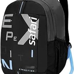 Strider 32L Casual Printed Backpack, 2 Compartments, Raincover, Armor Base, Organizer, Bottle Holder, Front Pocket, School Bag for Boys and Girls, College, Office and Travel Bag-49