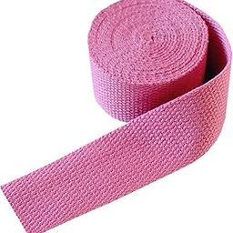 ABB Ropes & Niwars 32 MM Pink Spun Polyester Webbing Sling Belt for Lifting and for Bags Luggage School and Collage Bag Travel Bag Sports Safety Harness Purpose and DIY - 10 Mtrs-image-52
