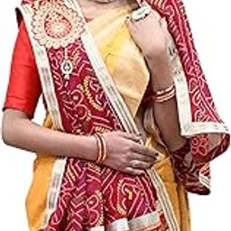 Marwadi Rajasthani Bandhej Broch Plated Odhana Chunri & Piliya Duppta.-picture-47