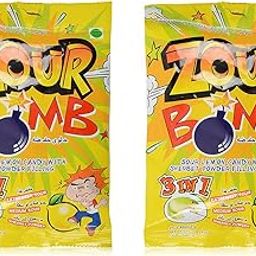 Zour Bomb Candy, Lemon, 110 G (Pack of 2) - 220 Gm-image-20