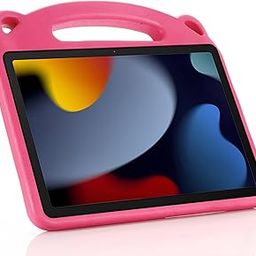 ProElite Case Cover for Apple iPad 10.2 inch Case, Tough Kids case Cover for Apple iPad 10.2 inch 9th/8th/7th Generation with Kickstand, Pink-image-27