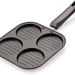 Tosaa Non Stick Grill Uttapam Maker Aluminium Multi Snack Maker(4 Cavity)(Black)-picture-15