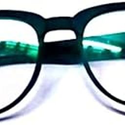 AR sun glass U/V protection white brass frame green glass sunglass Eyeglasses (blue green)-picture-54
