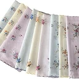 THE STYLE SUTRA 9X Handkerchiefs for Women Cotton Handkerchief for Celebration Party Wedding-image-64