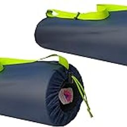Panchtatava 2 Pack of Parachute Dori Lock Fabric Exercise Mat Carry Bag Cover ONLY with Broad Shoulder Strap-image-60