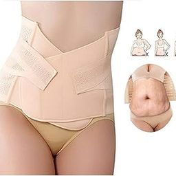 CellFAther® Postpartum Belly Waist Slim Shaper Support Girdle Pregnancy recovery abdomen After Delivery C Section Support Band Maternity Belts (Beige Color)-image-4