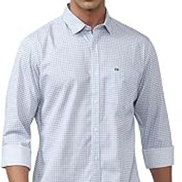 peter england Men's Everyday Ditsy Print Slim Fit Full Sleeve Casual Shirt | 100% Cotton-picture-20
