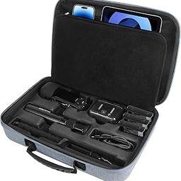 Careflection Carrying Case for Insta360 X4 Accessories, Hard Shell Bag Travel Case with Padded Separator Compatible with Insta360 X4 Accessories Combo-image-39