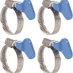 KINIK Adjustable 3/4" Inch Diameter Stainless Steel Hose Clamp with Key for Plumbing, Automotive & Mechanical Applications.(Pack of 4 Clamp)-picture-19