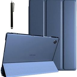 ProElite Cover for Samsung Galaxy Tab A9 8.7 inch Case Cover, Smart Flip Case Cover for Samsung Galaxy Tab A9 8.7 inch Translucent Back with Stylus Pen, Dark Blue-17