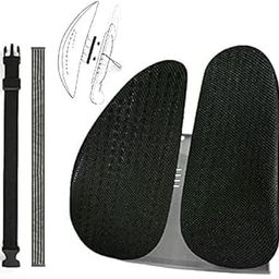 waqif Travel Pillows for Airplanes Black Pillows Orthopedic Lumbar Support Memory Foam Backrest Cushion - Designed for Back Pain Relief - Back Pillow for Comfortable Sitting-picture-11