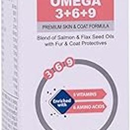 Omega 3+6+9 | Blend of Salmon & Flax Seed Oils with Fur & Coat Protectives | Reduced Shedding | Shiny Coat | Healthy Joints | Nutritional Supplement for Pets - 200 ml-image-38