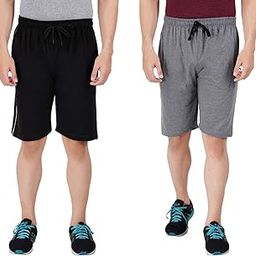 Men Cotton Fashion Nightwear Shorts Pack of 2-picture-22