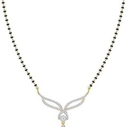 Diamond Mangalsutra - Exquisite Traditional Design with Brilliant Diamonds, Premium Metal Setting, Adjustable Chain for Comfortable Fit, Perfect for Special Occasions-image-39