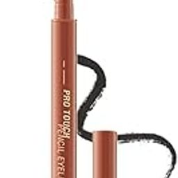 Pinkflash Pro Touch Pencil Eyeliner-01 Black for women, Long lasting, waterproof & smudgeproof, High pigment creamy gel texture, ultra slim silky tip, one stroke forming, 0.1gm-3