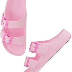 Boom Pink EVA Ladies Slippers with Anti-Skid Sole & Adjustable Buckles | Soft, Lightweight, and Washable Women’s Slippers for Rain, Home, Bathroom & Outdoor Walks (Pack of 1)-image-97