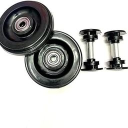 Generic Magic Car Wheel 2 Pec Set Read Kit with Road (Black)-image-65