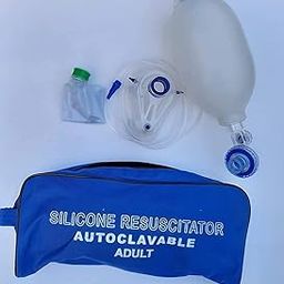 11ENTERPRISES, Medical Rebreathing Bag/Ambu Bag for Adult | Silicone Reusable Oxygen Reservoir Bag for Hospital, Clinic and Home Pack Of 1-23