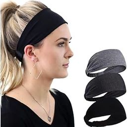 Sports Head Bands Pack of 3 – High-Performance Moisture-Wicking Yoga Accessories Headband for Men and Women – Stretchy,Sweat Band Comfortable, and Breathable for Running, Gym Workouts-20