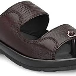 Men's Genuine Leather Slippers | Thong Sandals For Men | Comfortable | Cushioned Insole | Durable | Handmade | All Occasion Slippers-picture-26