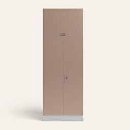 GODREJ INTERIO Slimline 2 Door Steel Almirah (Royal Ivory and Matte Lilac Glaze) + 1 Year Warranty, 4 Shelves, Overhead Unit-image-17